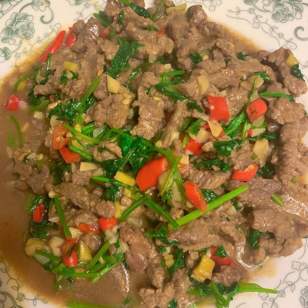 香菜牛肉