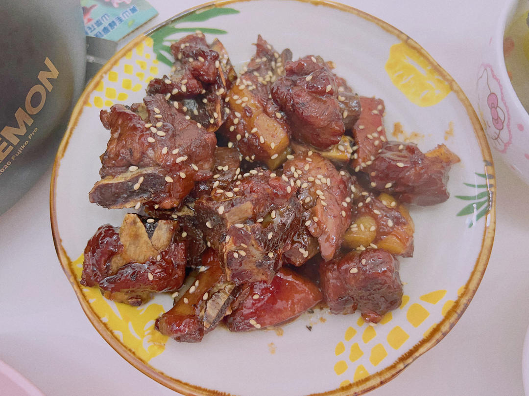 糖醋排骨/糖醋小排（不放油）（12345口诀做出正宗上海本帮）