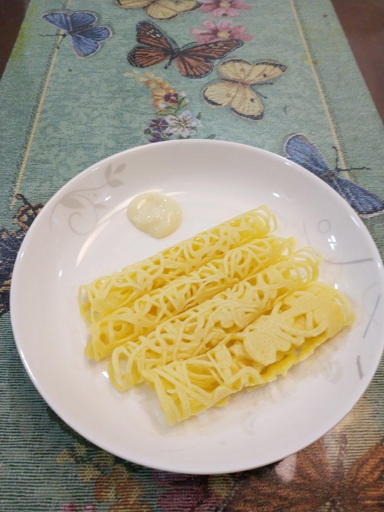 高颜值鸡蛋蕾丝网饼