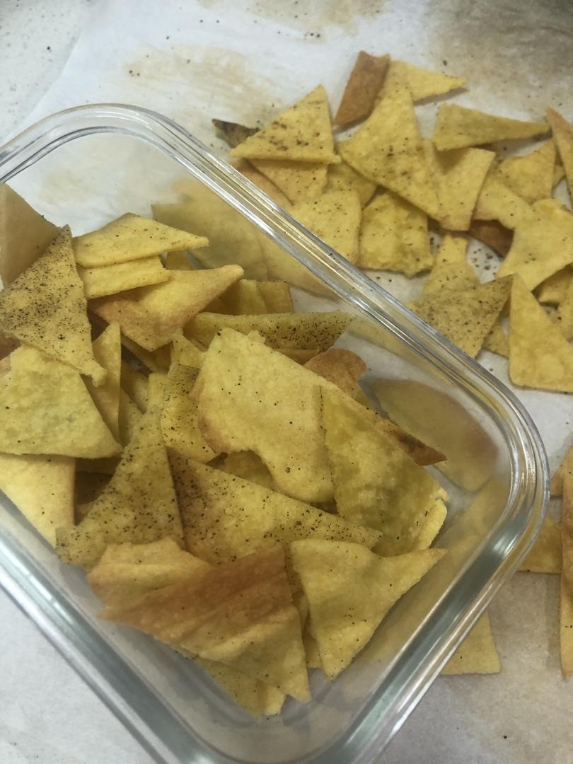 自制椒盐玉米片——非油炸烤箱版