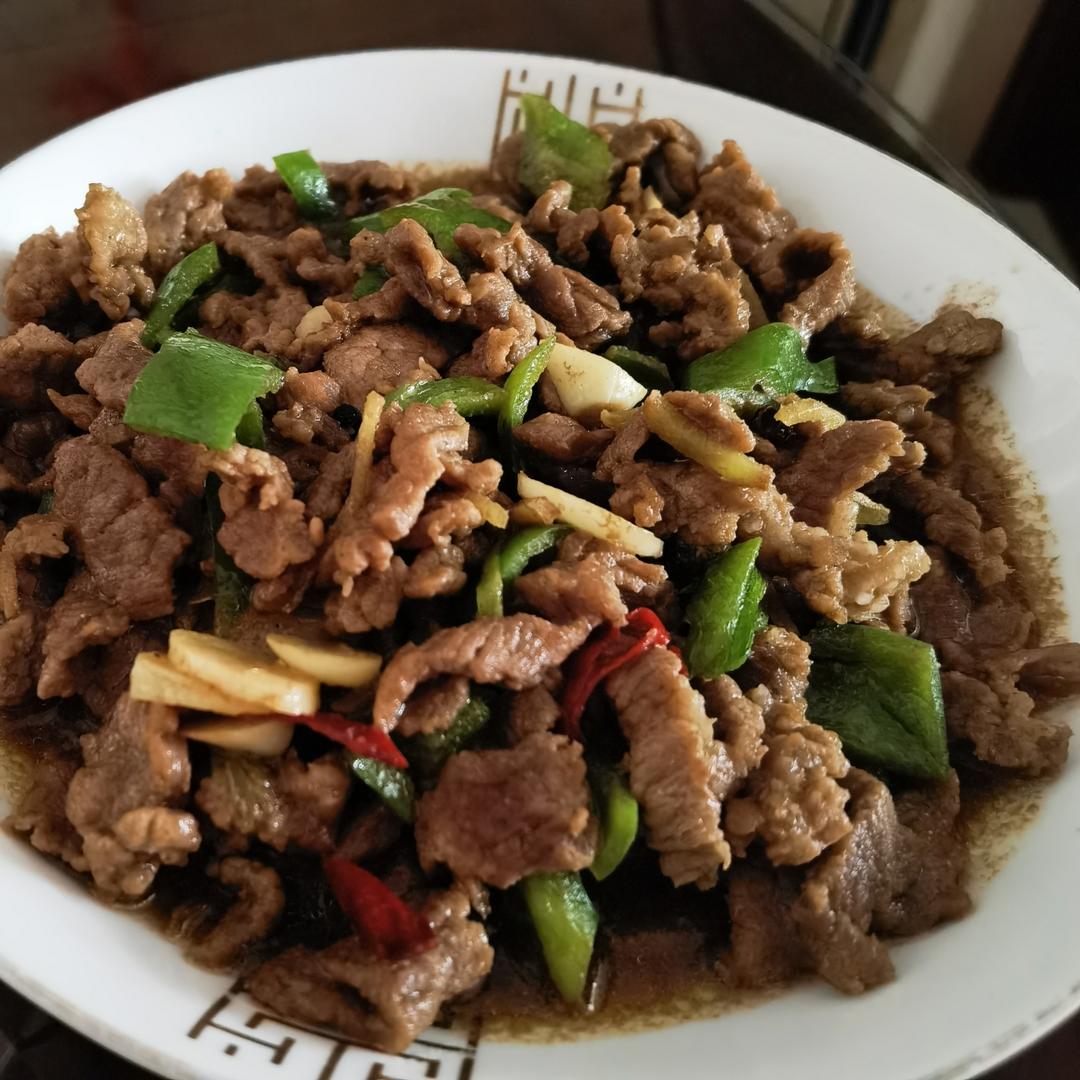 小炒牛肉丝