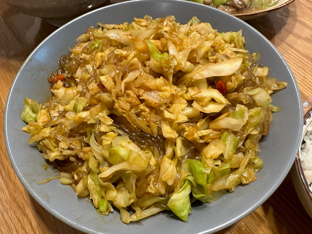 成功率百分之百的包菜炒粉丝
