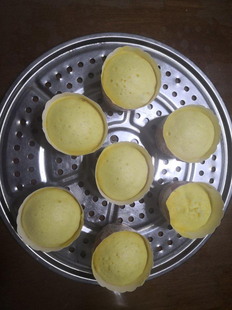 中筋面粉蒸蛋糕（无水无油）