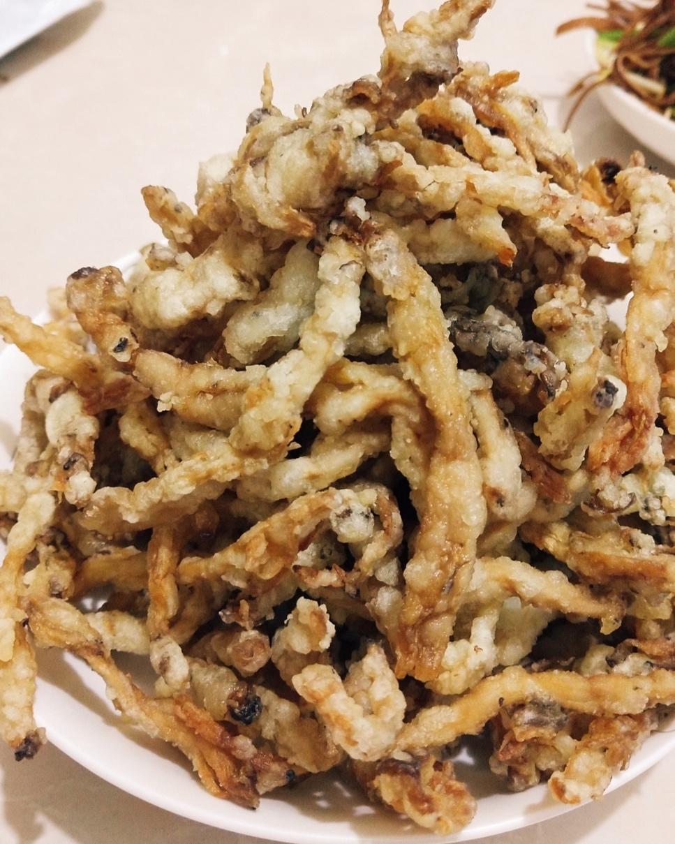 蛋黄焗蟹味菇