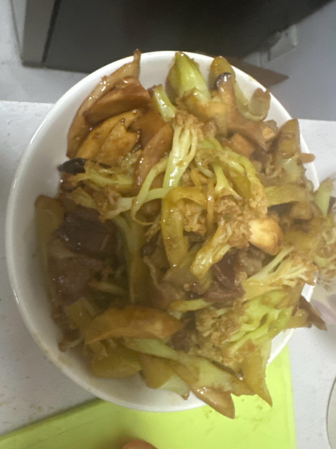 记忆中的味道·腊肉炒花菜