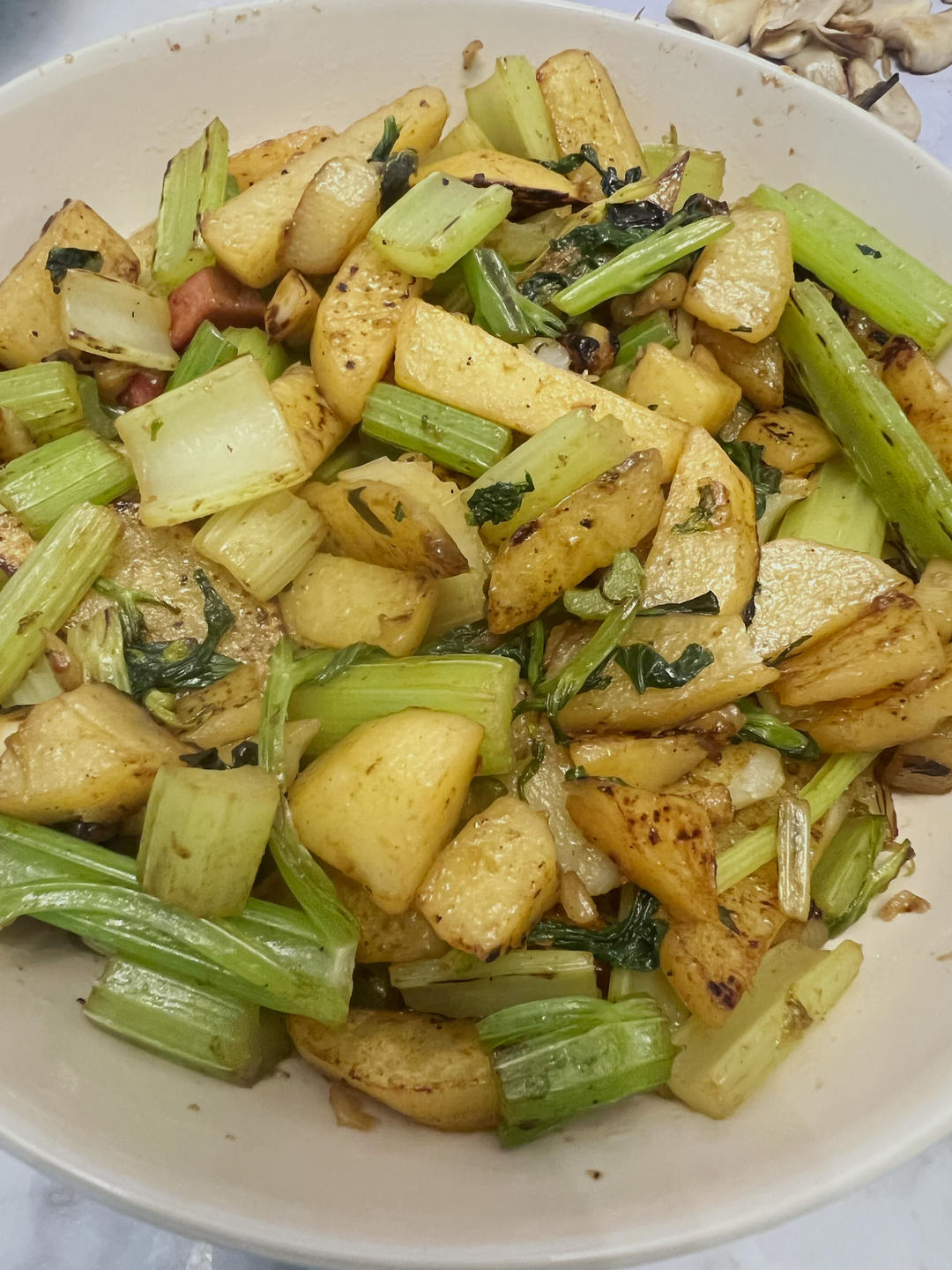 芹菜炒土豆丝