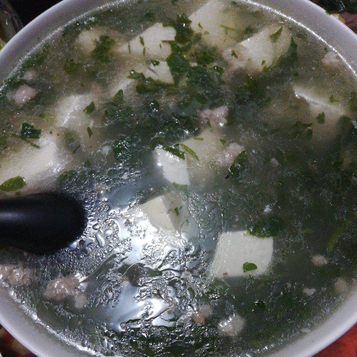 荠菜豆腐羹