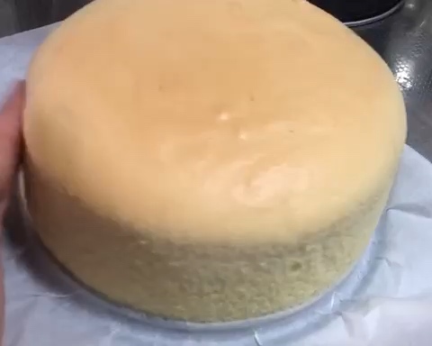 超简单古早蛋糕（8寸圆）的做法