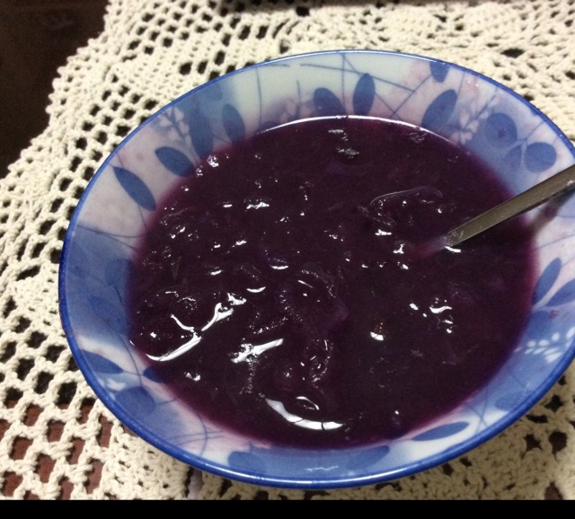 紫薯银耳羹