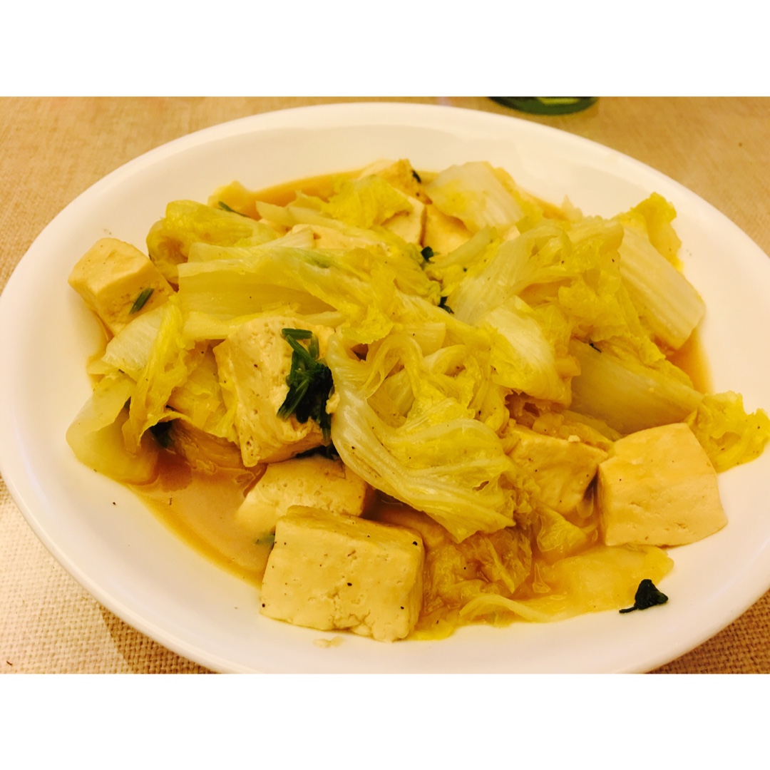白菜炖豆腐