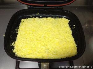 鸡蛋米饭煎饼的做法 步骤4