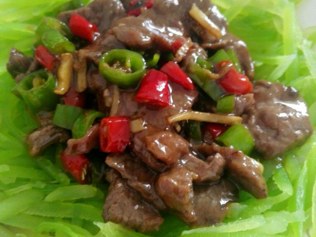 小炒牛肉的做法