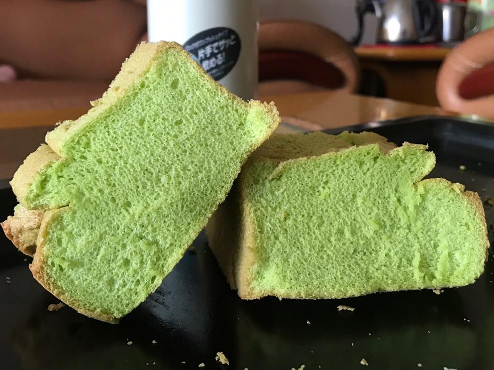 菠菜戚风蛋糕