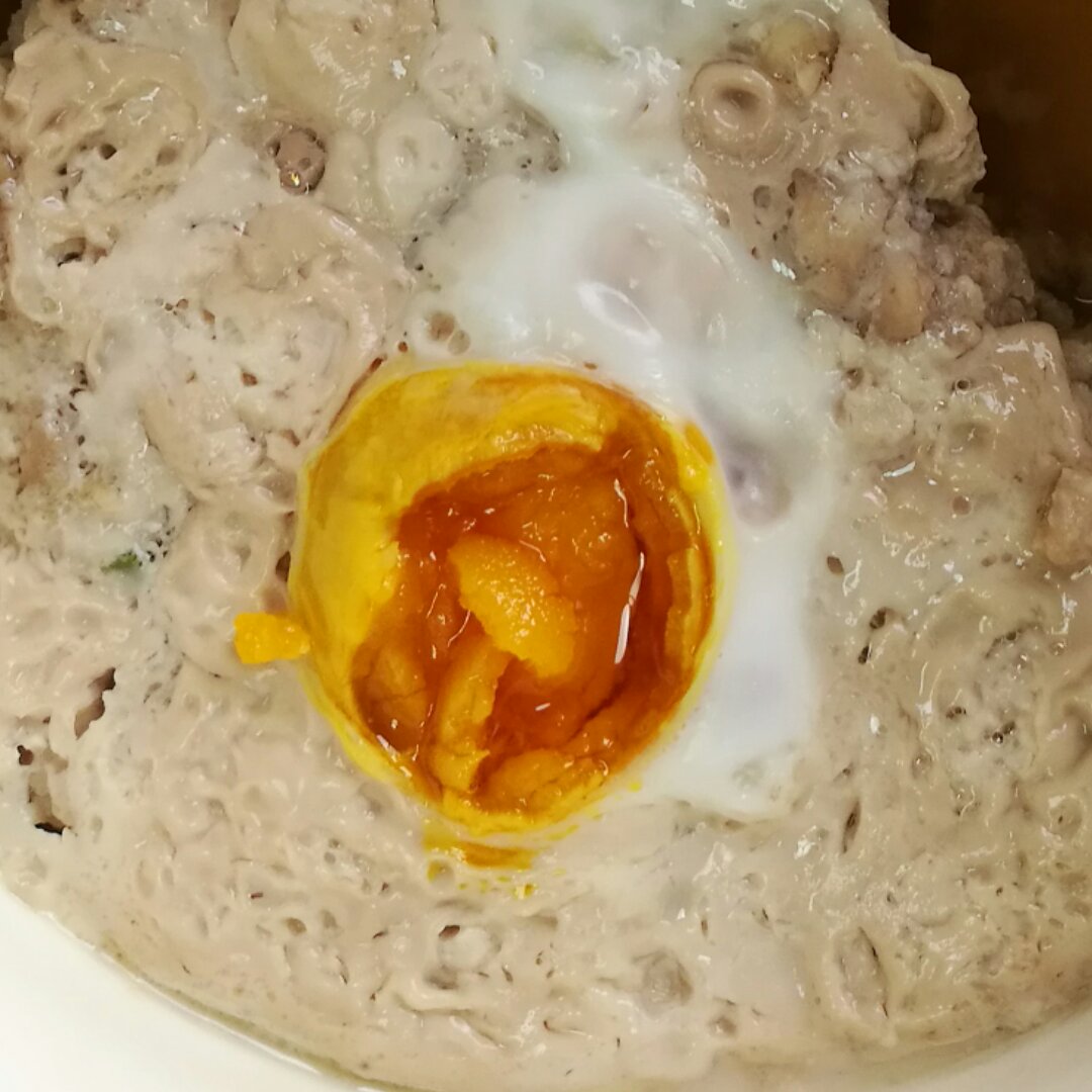 咸蛋蒸肉饼