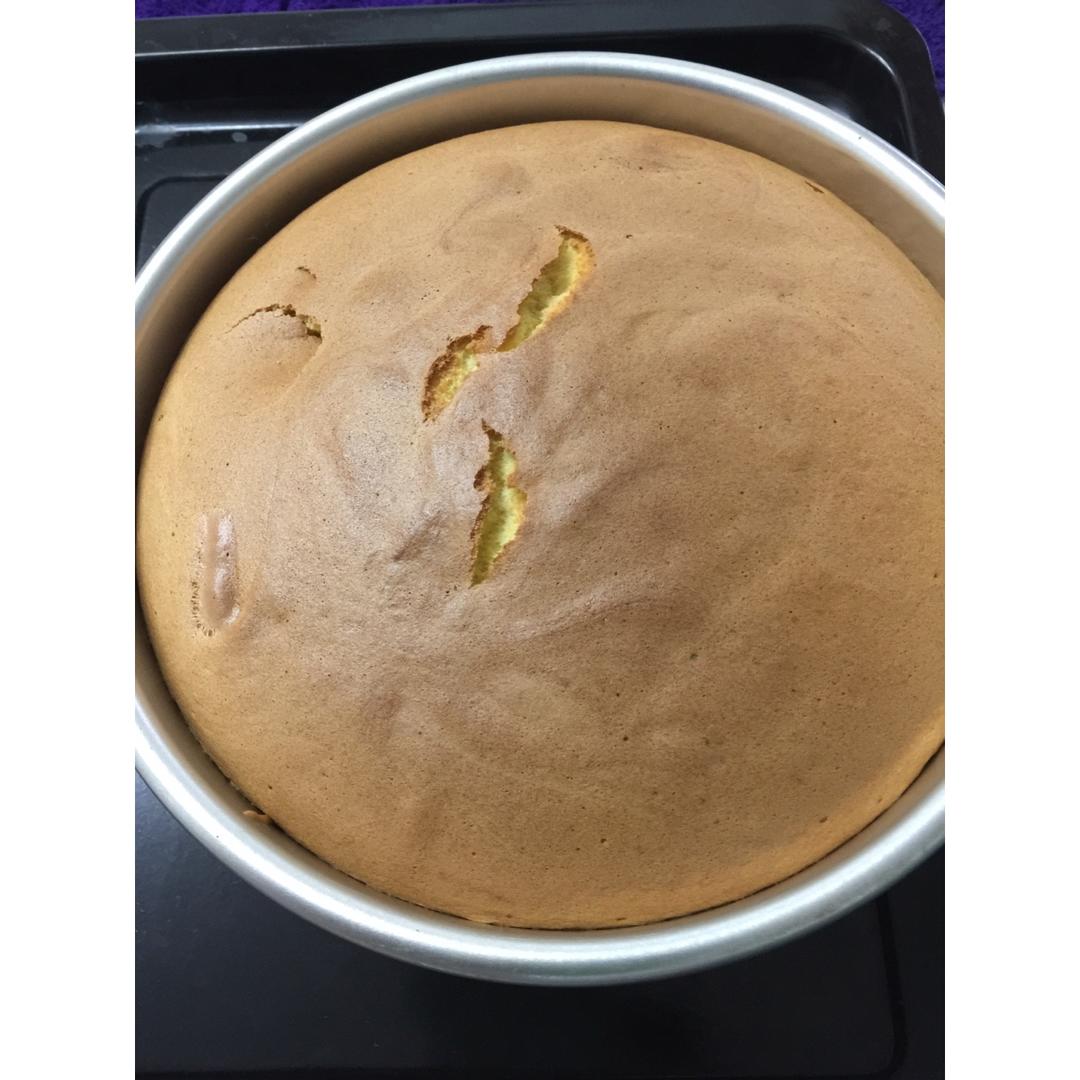 8寸戚风蛋糕（改良君之配方）#皮黑森林#