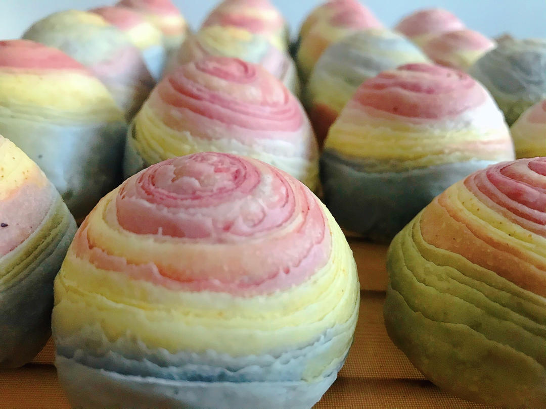 🌈免揉，免松弛，超高颜值小马宝莉彩虹蛋黄酥（含详细操作视频）