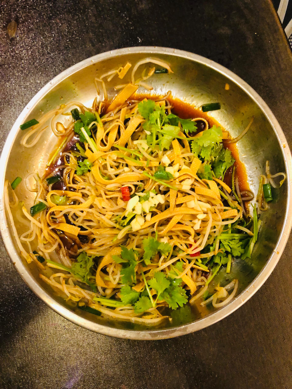 拌豆芽