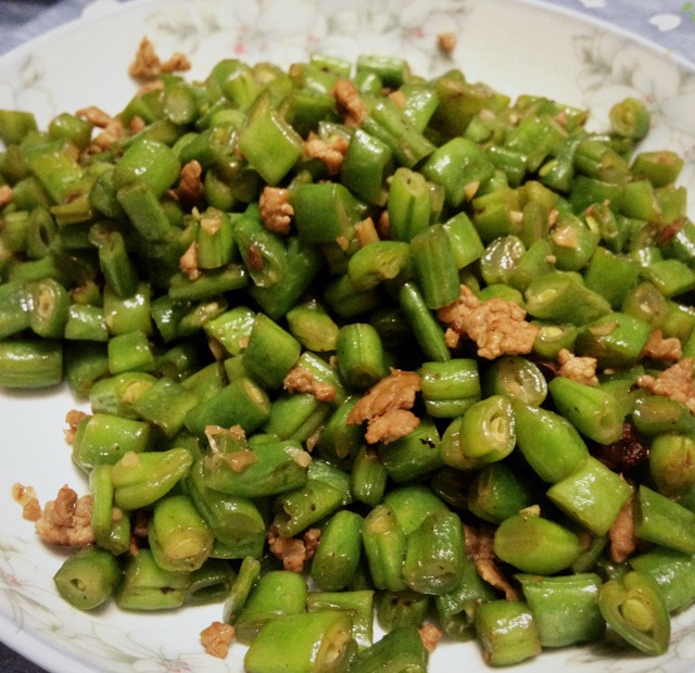 肉末豆角