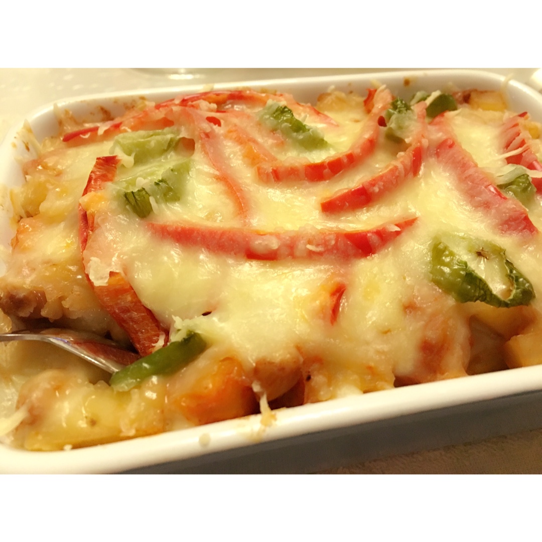 番茄鸡肉浓情焗饭【两人份】