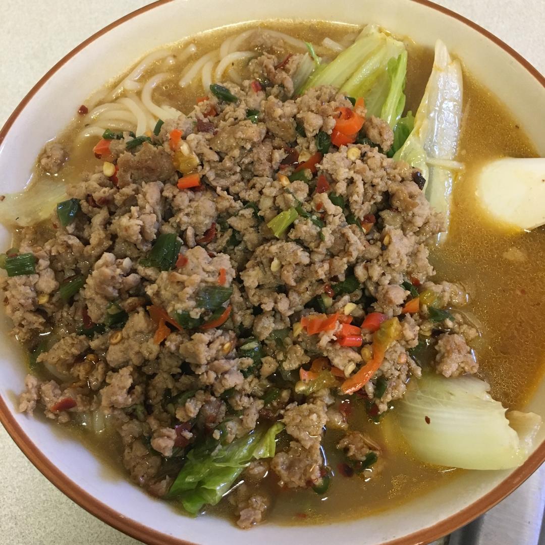 最简单的湖南早餐米粉做法