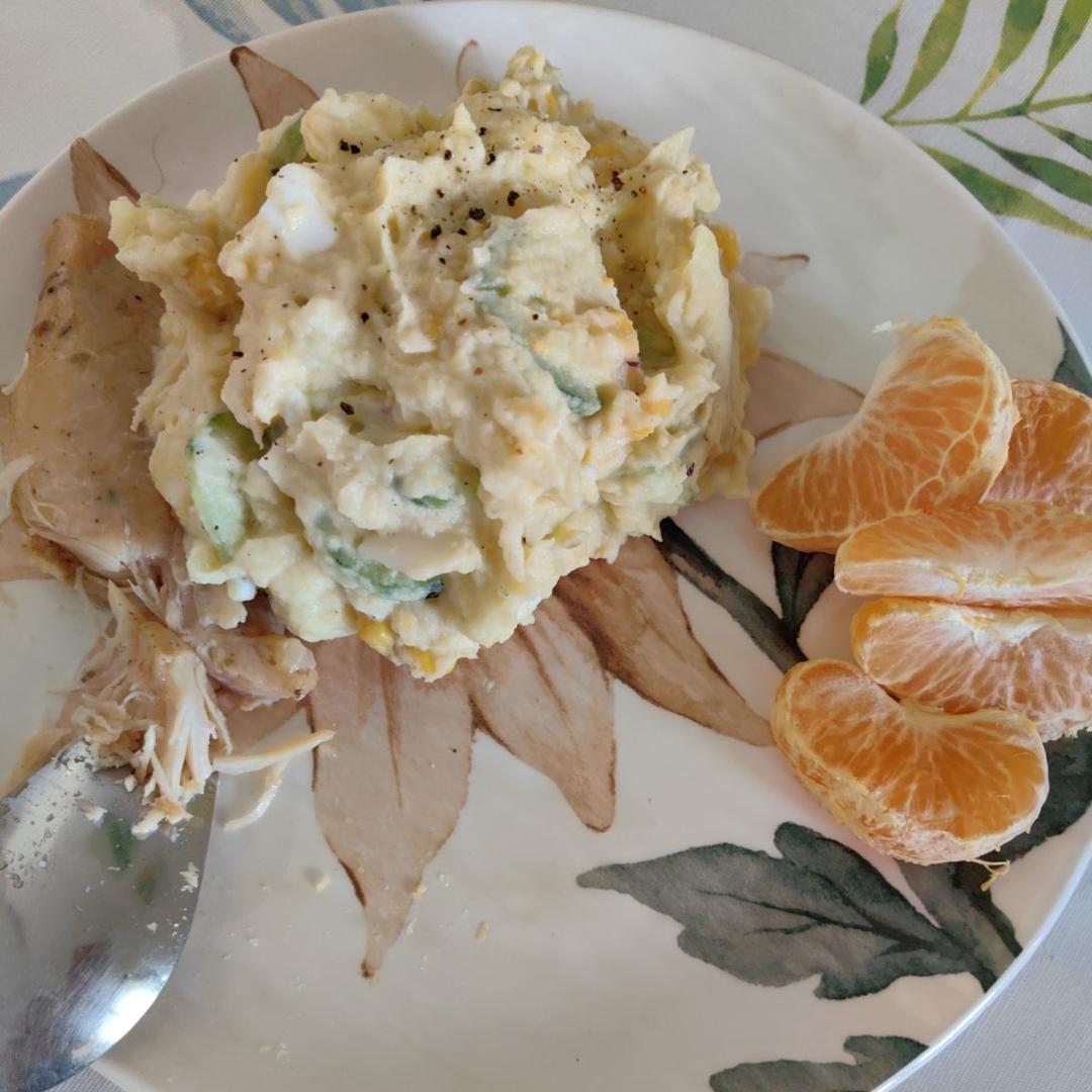 🔥爆好吃的鸡蛋土豆泥沙拉