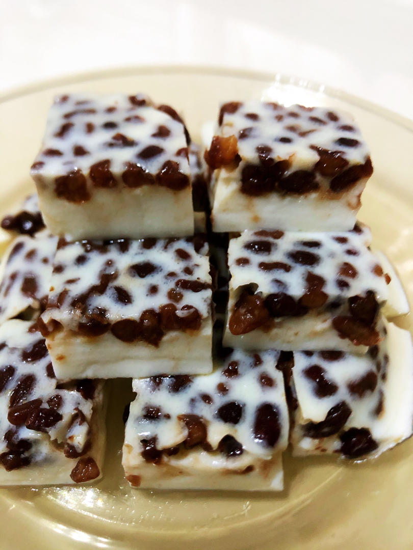 奶香红豆糕