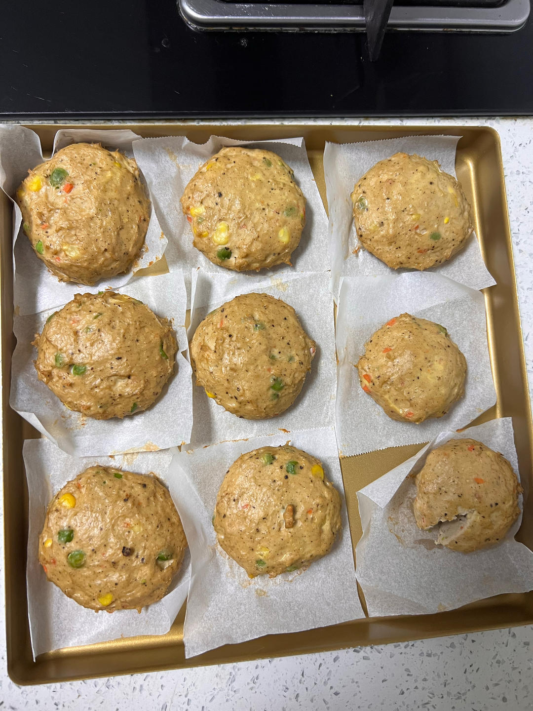 超详细の自制健康汉堡鸡肉饼｜烤箱版田园脆鸡堡#Healthymeals#