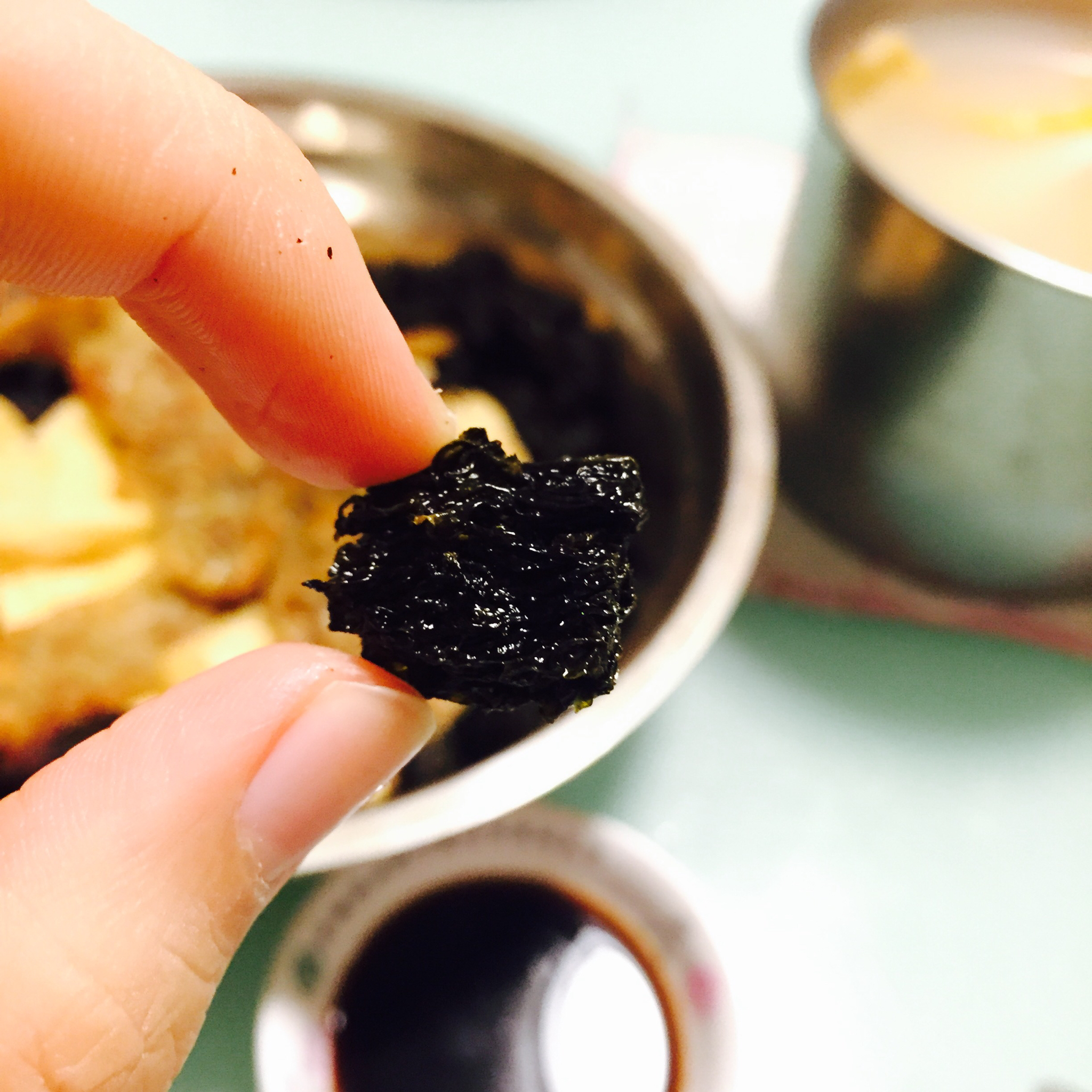 香油芝麻炒紫菜