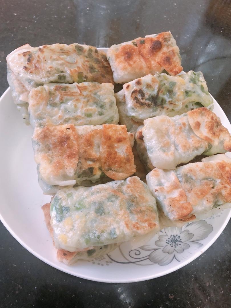 秒杀夜市小吃摊韭菜盒子(饺子皮版)