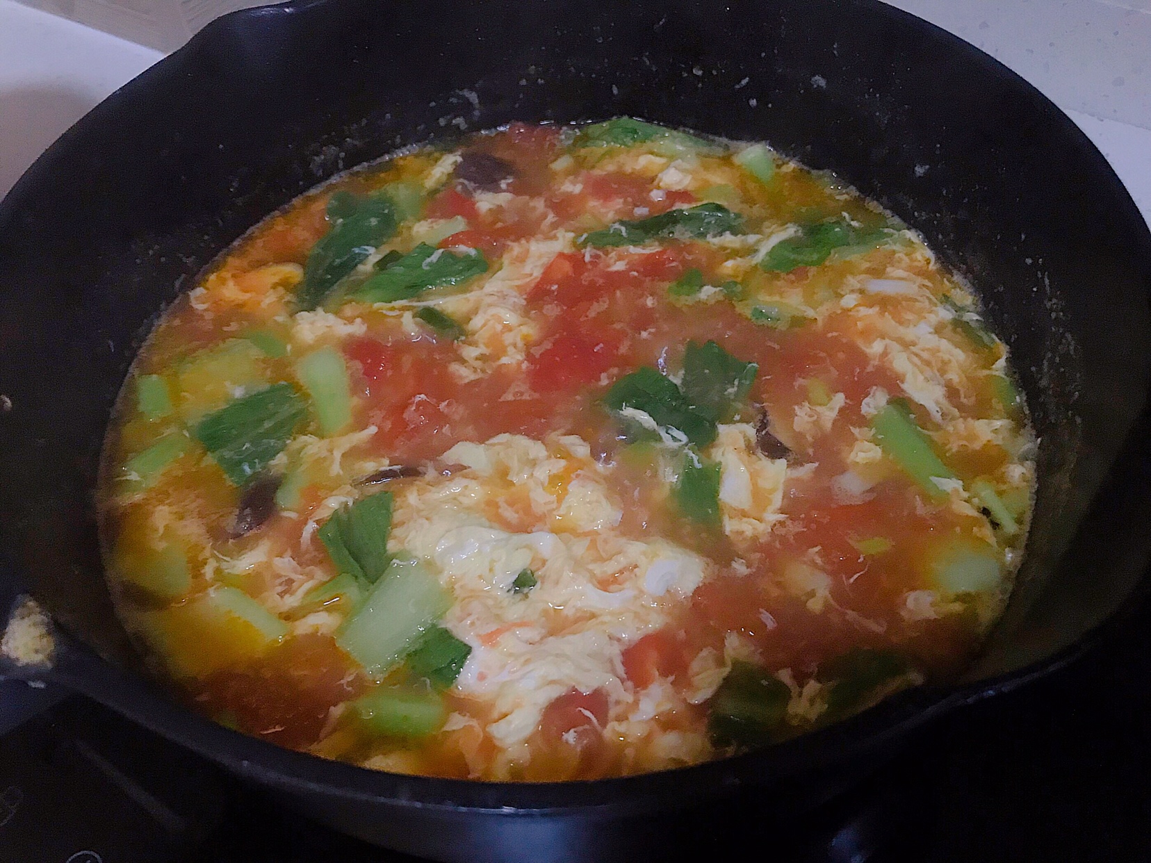 简单番茄鸡蛋汤的做法