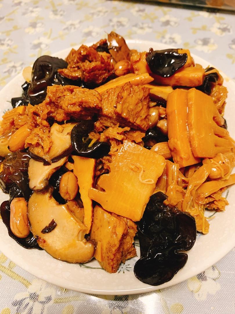 ［记录］四鲜烤麸 四喜烤麸 蜜汁烤麸 素什锦 面筋