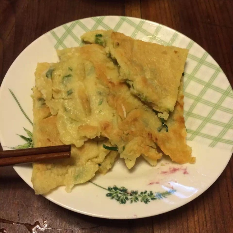 煎葱油饼