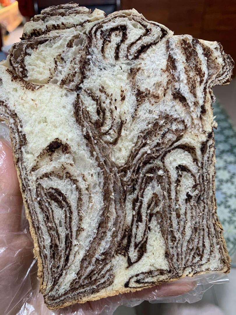 🍫浓郁巧克力吐司🍫
—复刻版爸爸糖吐司面包