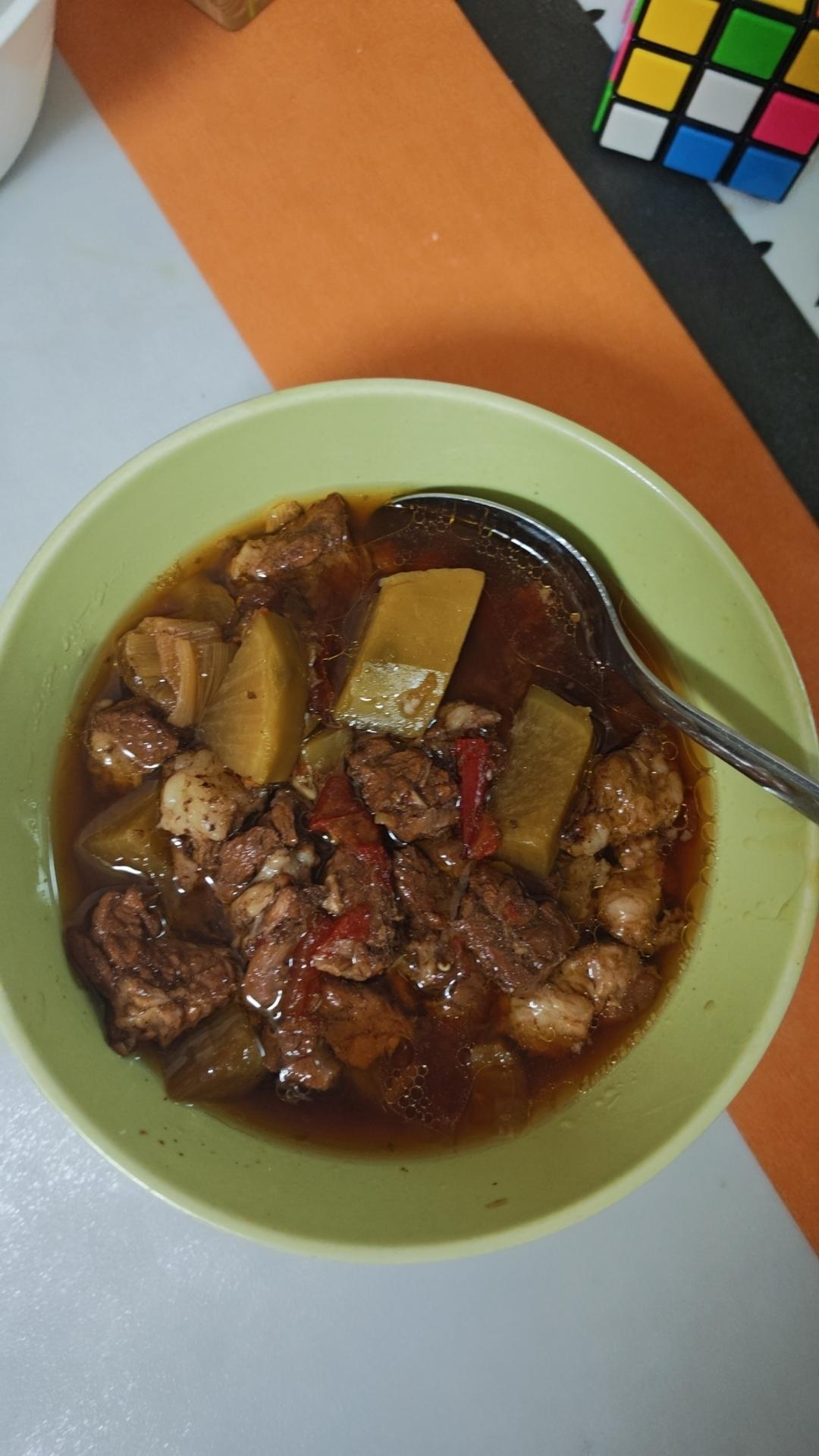 无水高压锅炖牛肉