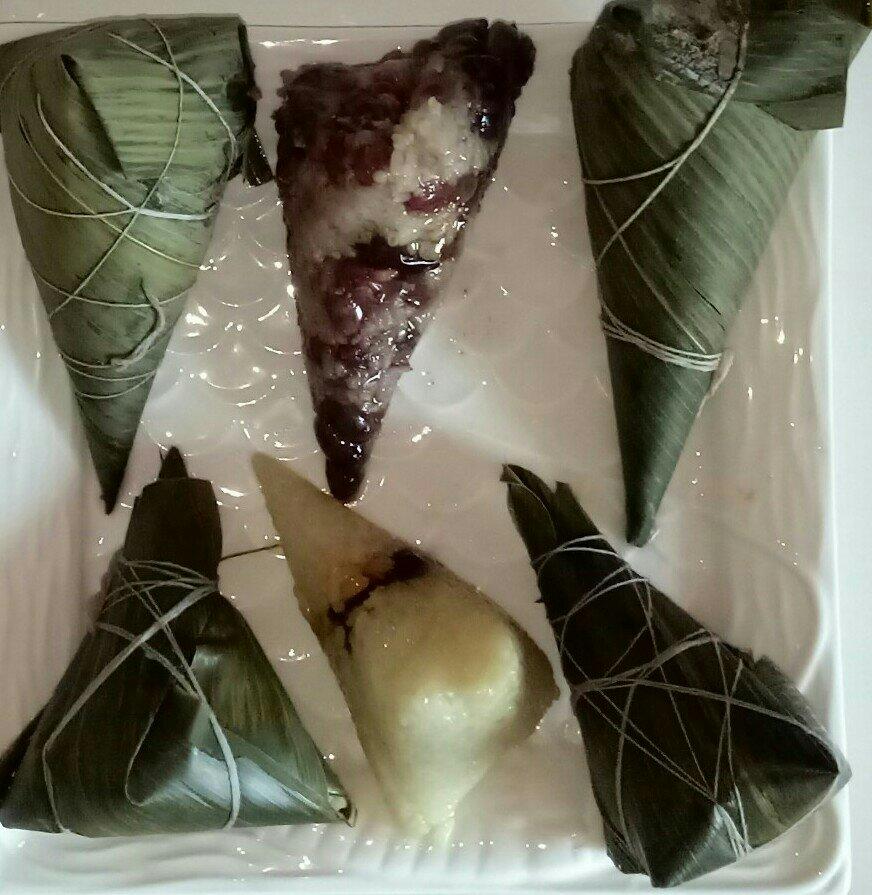 红豆蜜枣小脚粽
