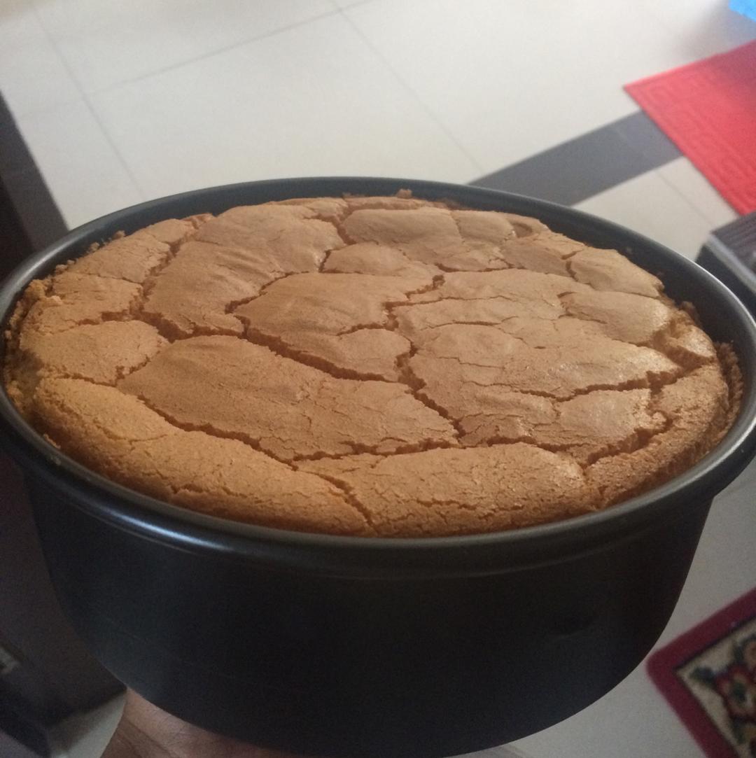 超好记八寸戚风蛋糕（后蛋法）