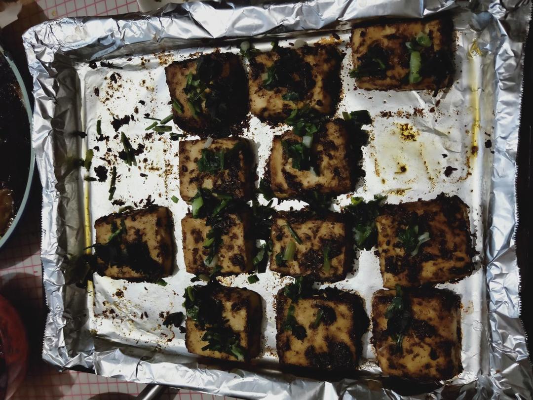 烤箱烤豆腐