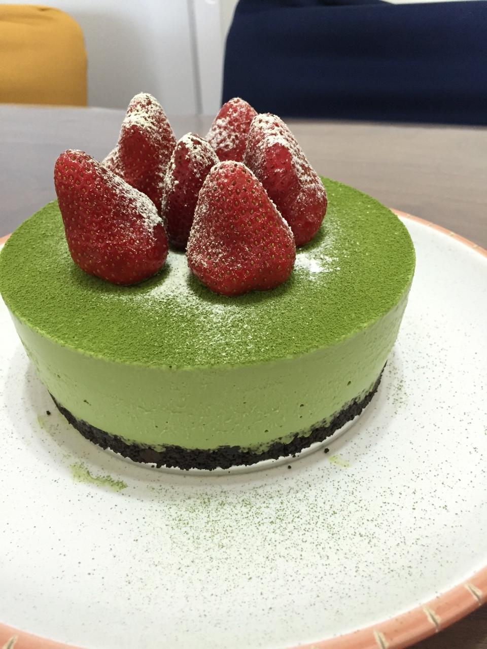 抹茶芝士蛋糕（减糖版）