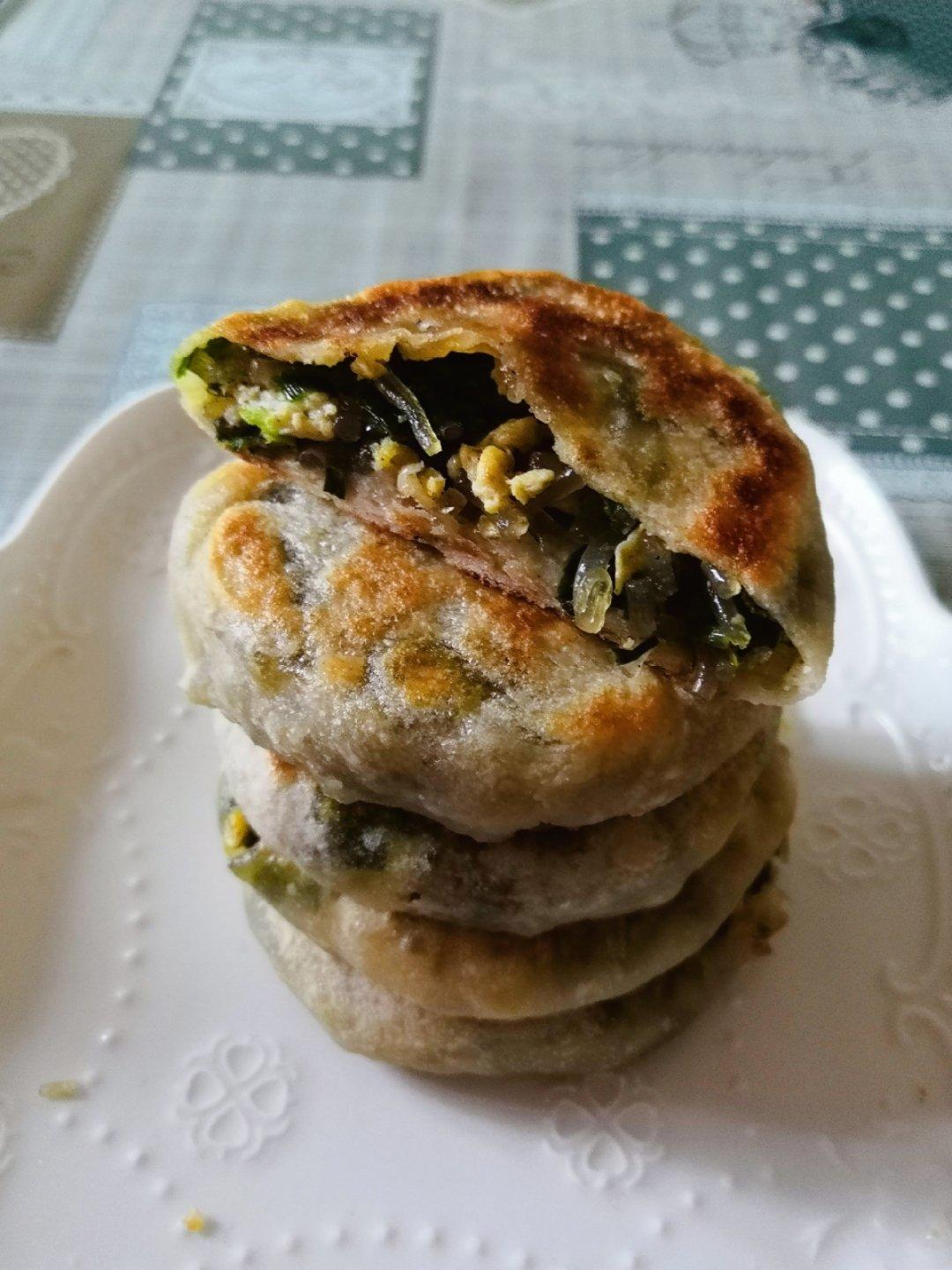 韭菜鸡蛋馅饼