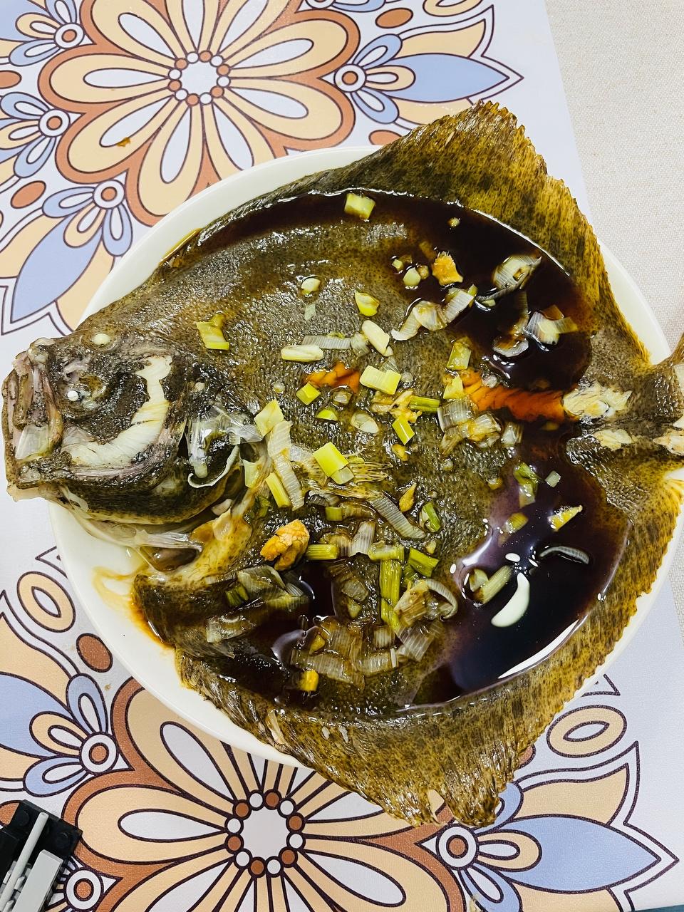 清蒸多宝鱼