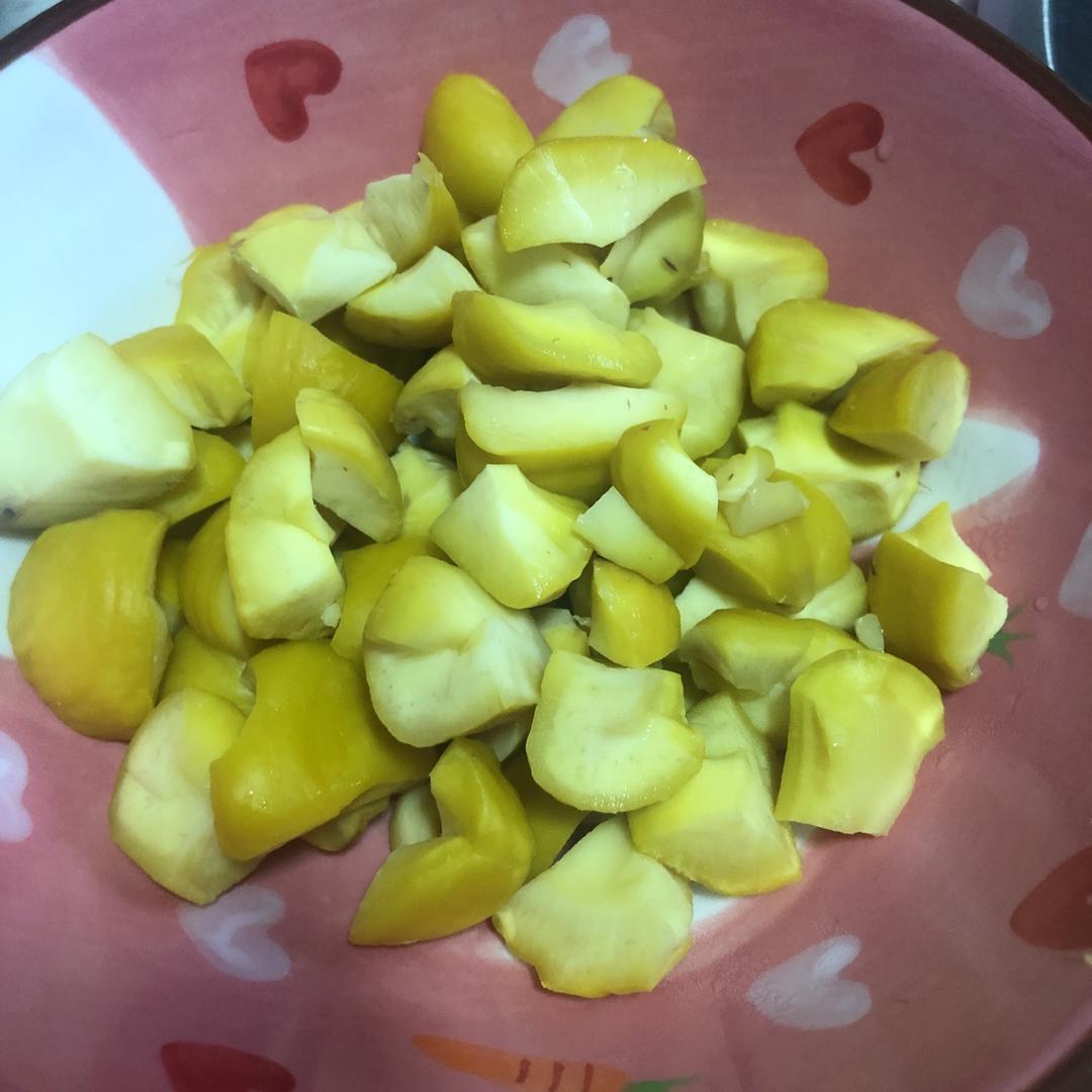 巧剥生板栗