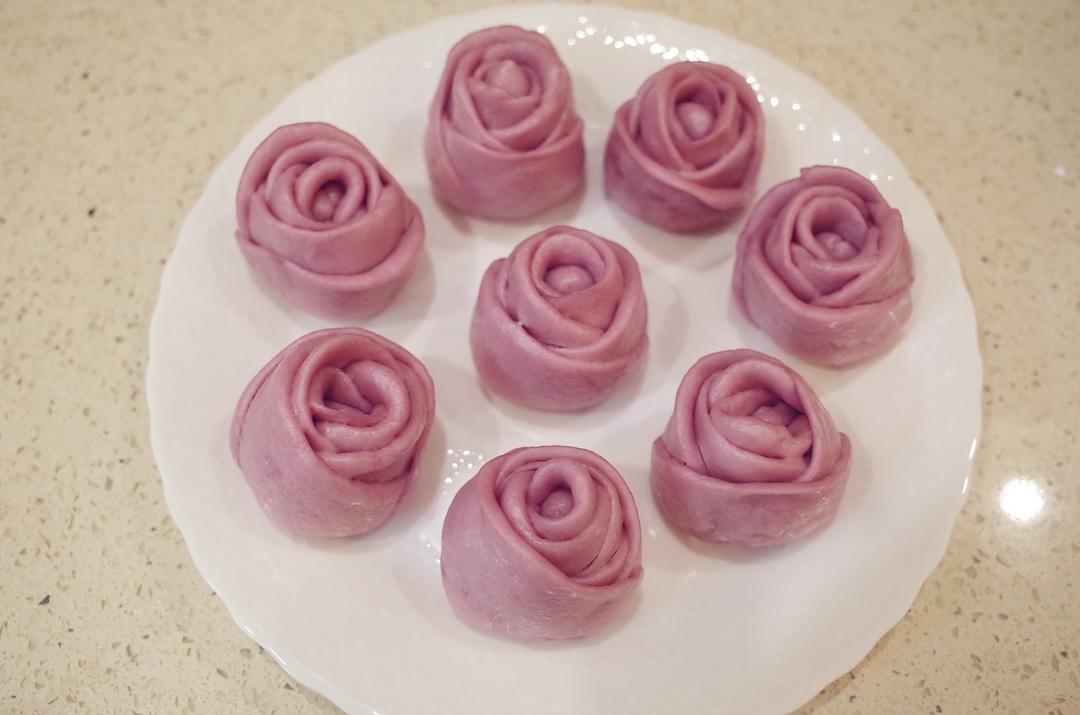玫瑰花馒头