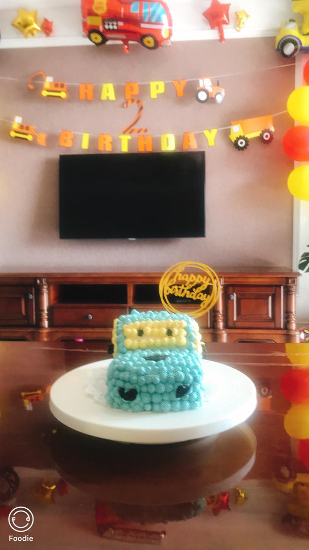 #动感麦昆#汽车蛋糕的拼接方法