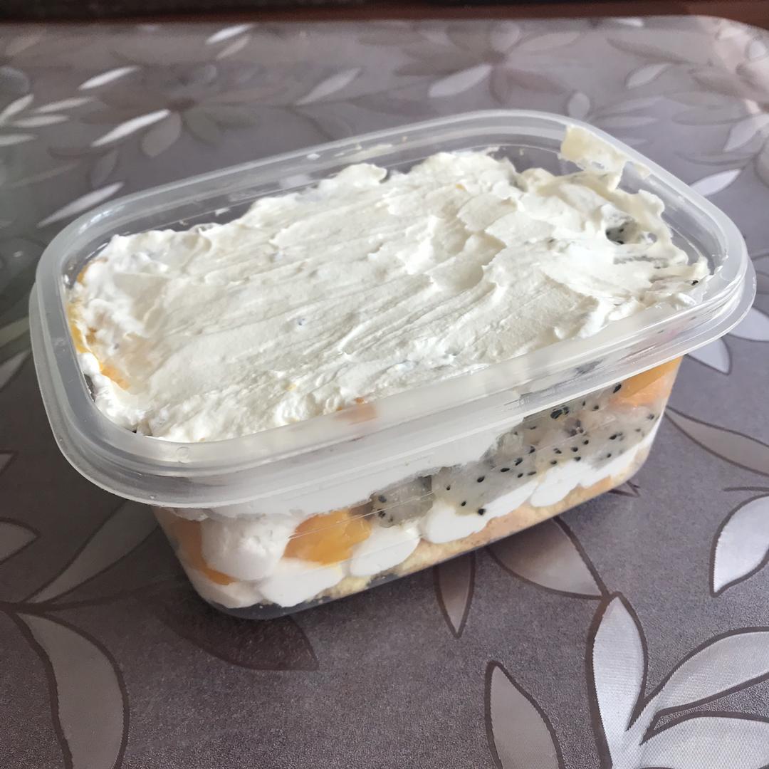 水果盒子蛋糕（低糖低油版）