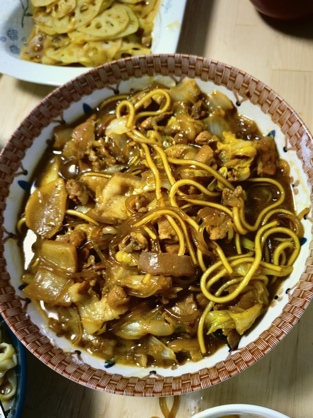 五花肉白菜炖粉条