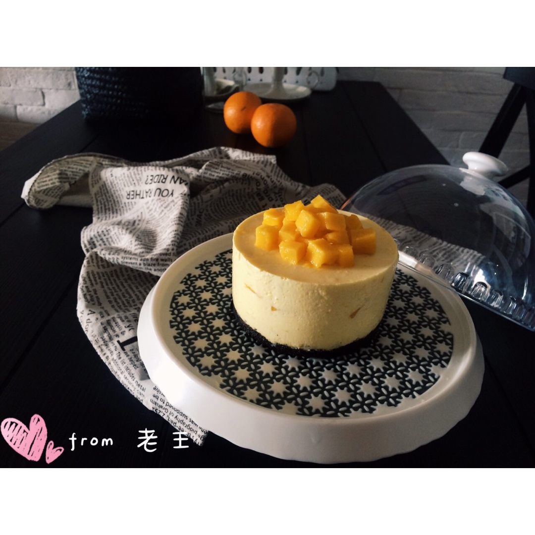 【视频】芒果慕斯（6寸） | 含镜面果胶配方