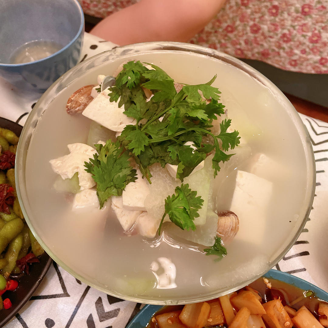 冬瓜豆腐花甲汤
