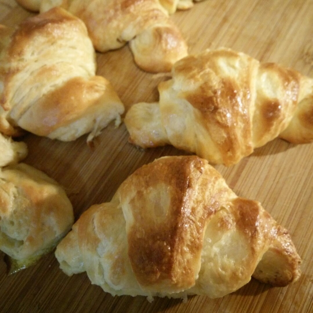 牛角面包Croissant（面包机＋手工）