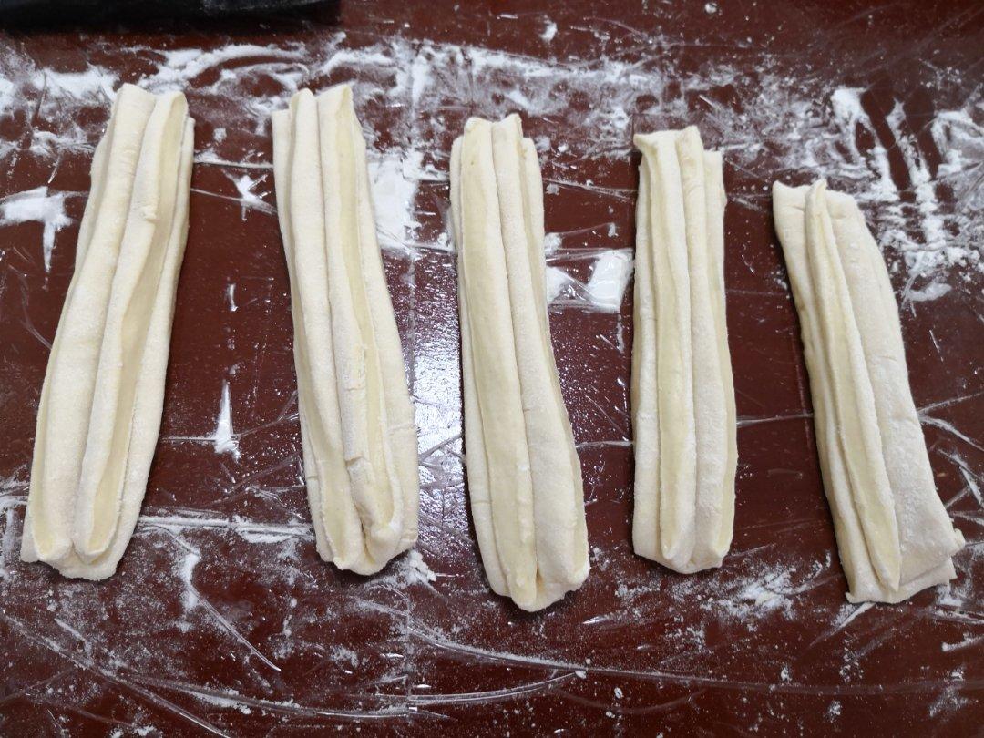 超省力的面包机版健康油条