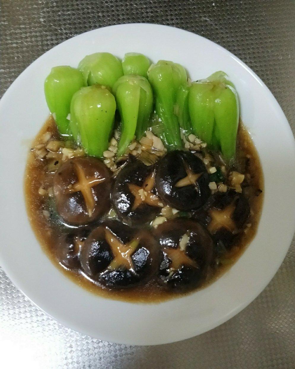 蚝油香菇小油菜